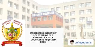 Gurugram University Releases Interview Schedule of PhD Admission for Shortlisted Candidates, Check Documents Required Here!